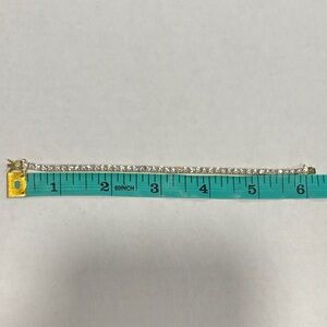 Gold Plated 925 Tennis Bracelet
